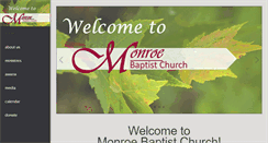 Desktop Screenshot of monroebaptist.com