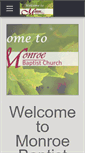 Mobile Screenshot of monroebaptist.com